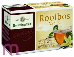 Bünting Tee Rooibos Vanille 20 x 1,75g Teebeutel